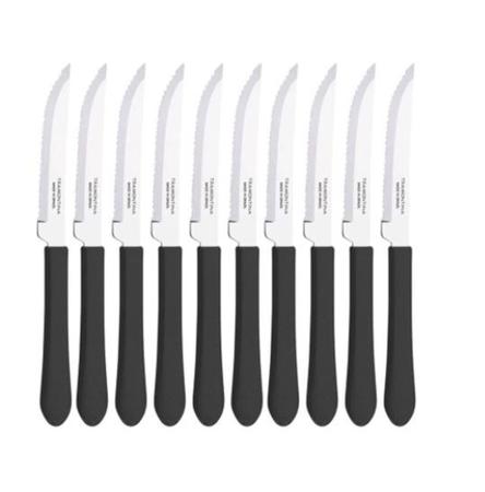 Imagem de Kit de facas de serra cabo de plástico 12 peças  alta qualidade