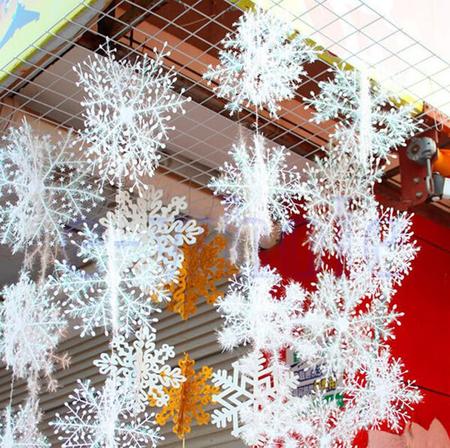 Imagem de Kit de Flocos De Neve 3D Decoração Festa Frozen Gelo