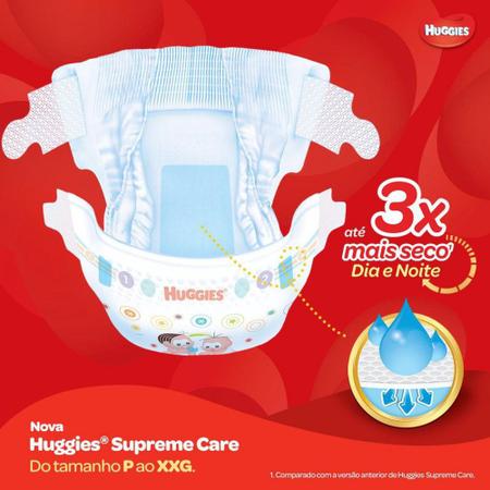 Imagem de Kit de Fraldas Hiper Supreme Care XXG 208 Unidades Huggies