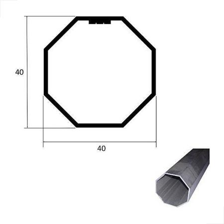 Kit De Instalação P/ Motor De 6n e 10n Tubo Oct 40mm - Emteco Imagem de Kit De Instalação P/ Motor De 6n e 10n Tubo Oct 40mm