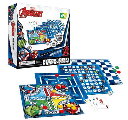 Jogo Tabuleiro Super Ludo Trilha Jogos Clássico de Cartas, Magalu Empresas