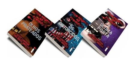 Imagem de Kit de Livros Five Nights at Freddys : Olhos Prateados & Os Distorcidos & A Última Porta Volumes 1, 2 e 3 Fnaf Capa Comum