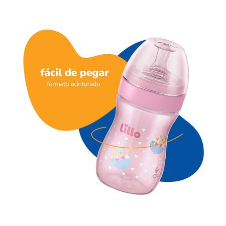 Imagem de Kit de Mamadeira Primeiros Passos 50/150/240ml Rosa - Lillo