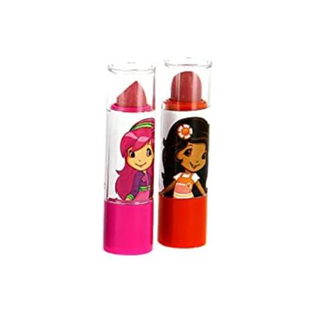 Imagem de Kit de Maquiagem Infantil Completo Pincel Sereia Batom Sombras Rosinha Brilho Labial Menina Princesa