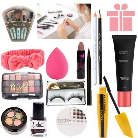Kit de maquiagem para presente, paleta de sombras para mulheres