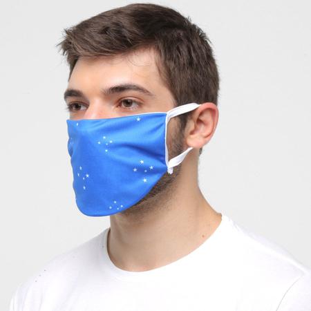 Imagem de Kit de Máscaras de Proteção Cruzeiro Laváveis - 6 Unid
