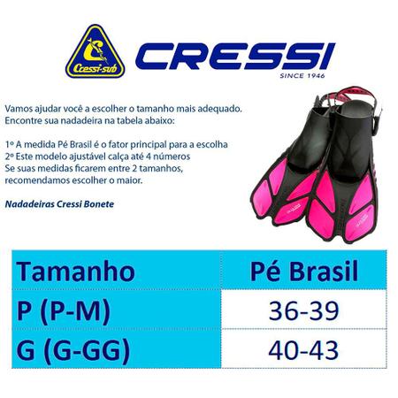 Imagem de Kit de Mergulho Máscara Full Face Cressi Mini Baron + Nadadeira Bonete + Anti Fog Sea Gold