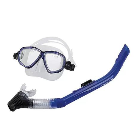 Imagem de Kit de mergulho mormaii com mascara e snorkel