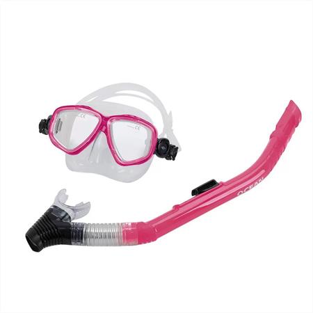 Imagem de Kit de mergulho mormaii com mascara e snorkel