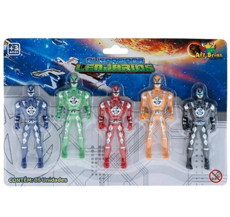Imagem de Kit De Miniaturas Bonecos Super Herói  Power Rangers 8 Cm A2