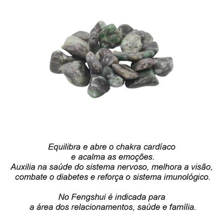 Imagem de Kit De Pedras Naturais Esmeralda - 0,5 A 2 Cm 100G