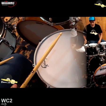 Kit de Peles Williams Density - WC2 Filme duplo coated 10/12/14/16/22 - Williams Drumheads Imagem de Kit de Peles Williams Density - WC2 Filme duplo coated 10/12/14/16/22