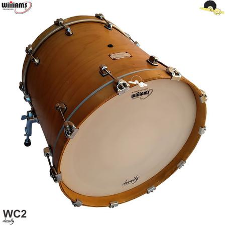 Kit de Peles Williams Density - WC2 Filme duplo coated 10/12/14/16/22 - Williams Drumheads Imagem de Kit de Peles Williams Density - WC2 Filme duplo coated 10/12/14/16/22