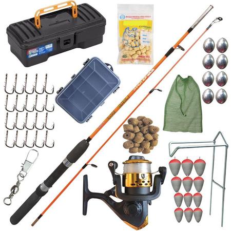 Kit Completo Vara De Pesca P/ Molinete 45 Itens Kit Infantil - Albatroz -  Kit Vara e Molinete - Magazine Luiza