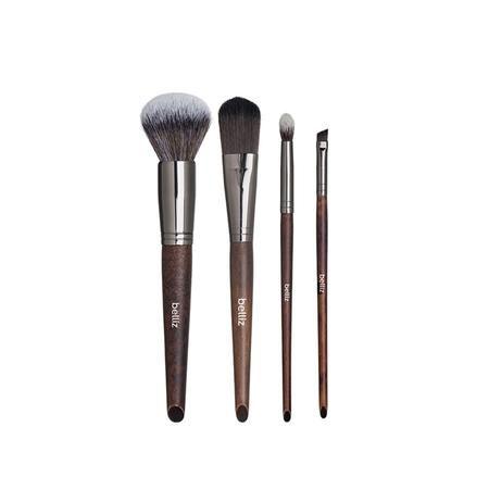 Imagem de Kit de Pincéis Belliz Wood Face (4 Produtos) 2327