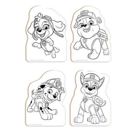 DESENHO PINTAR DA PATRULHA CANINA CHASE PAW PATROL COLORIR Musica Infantil  Kids Cores para criança 