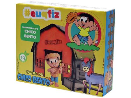 Kit de Pintura Turma da Mônica - euqfiz Fazendinha Chico Bento - i9  Brinquedos - Dalgallo Mundo Encantado