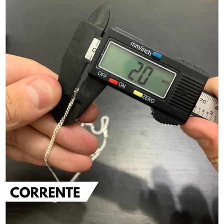 Imagem de Kit De Prata 925 Legítima Corrente + Pulseira Italiana