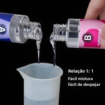 Imagem de Kit De Resina Epóxi Cristalina De Alto Brilho, Suprimentos De Arte Grátis Para Fazer Joias Diy