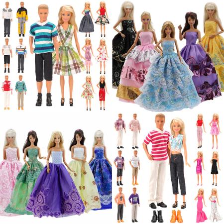 Kit de Roupas e Acessórios Para Boneca - Compatível com as Marcas Barbie  Susi e Frozen - Sheilinha 2 - Sheilinha Confecção - Roupa de Boneca -  Magazine Luiza