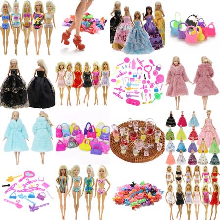 Kit de Roupas e Acessórios Para Boneca - Compatível com as Marcas Barbie  Susi e Frozen - Sheilinha 2 - Sheilinha Confecção - Roupa de Boneca -  Magazine Luiza