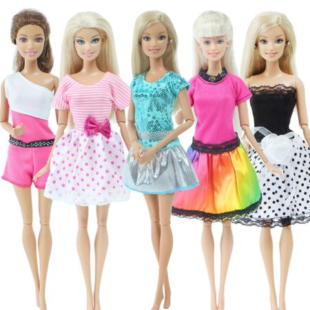 Kit Roupa Boneca Barbie 10 Peças em Tecido, Magalu Empresas