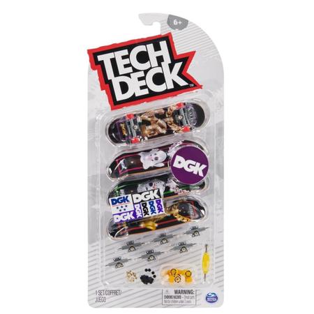 Imagem de Kit De Skate De Dedo Teck Deck Dgk Com 4 Sunny 002891