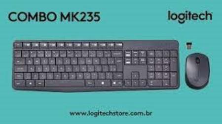 Kit Teclado E Mouse Sem Fio Logitech Mk235 Cinza - Kit Teclado e Mouse -  Magazine Luiza