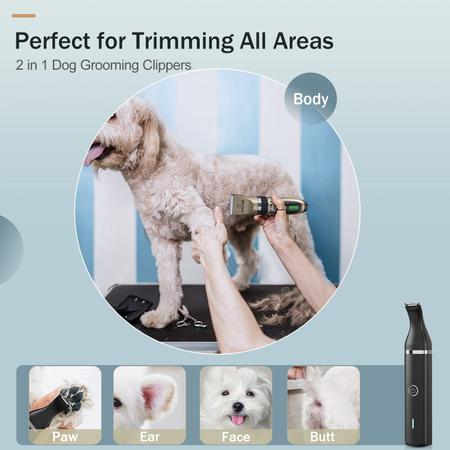 Imagem de Kit de tesouras para cuidar de cães e aparador de patas oneisall