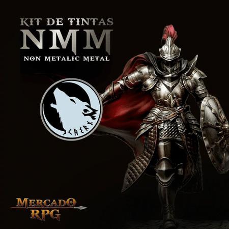 Kit de Tintas NMM Silver - Non Metallic Metal - RPG