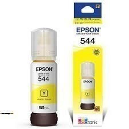 Imagem de Kit De Tintas Original Epson 544 Para Impressoras L1110 L3110 L3150 L5190