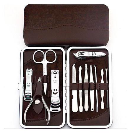 Imagem de Kit De Unhas Portátil Com 12 Peças Completo Para Manicure