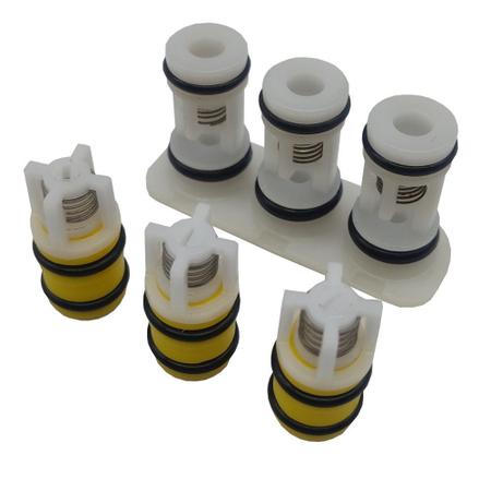 Kit de Válvulas de Sucção e Pressão para Lavajato Lavor Wash Lv Due Imagem de Kit de Válvulas de Sucção e Pressão para Lavajato Lavor Wash Lv Due