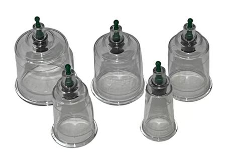 Imagem de Kit de Ventosas 12 copos Ventosas - Roloplastic Ventosaterapia
