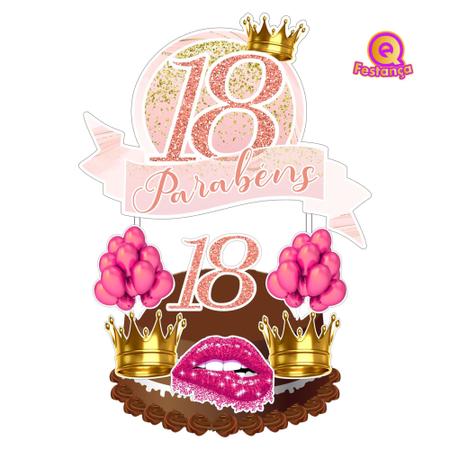 Decoração de Bolo de Aniversário Feminino - Decoração Fácil