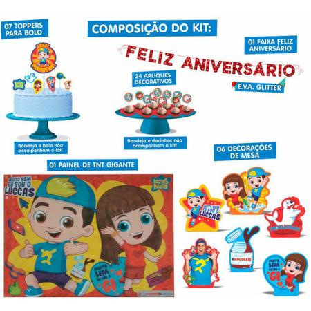 Kit Aniversário Festa Infantil Luccas Neto Desenho Decoração Kit
