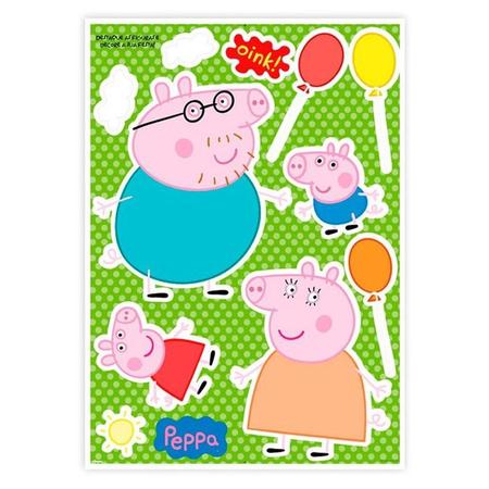 Imagem de Kit Decorativo Peppa Pig - 13 Itens