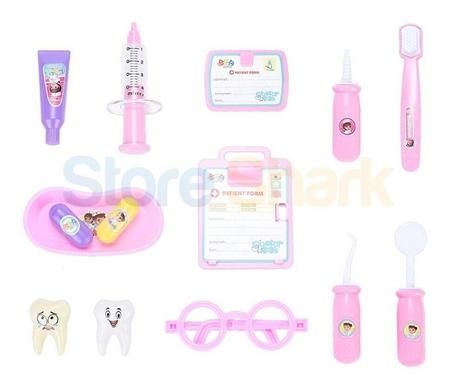 Maleta Kit Dentista Brinquedo Doutor(a) Infantil + Jogo da Memória - Poki  Toys - Kit Médico Infantil - Magazine Luiza