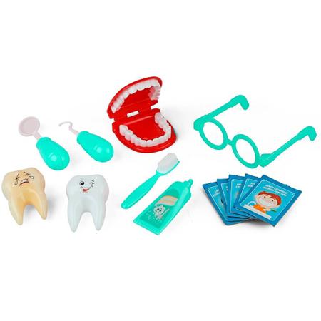 Maletinha Kit de Dentista com Acessórios Verde - 1272 - Pakitoys - DoRéMi  Brinquedos: As melhores marcas em brinquedos e artigos recretativos