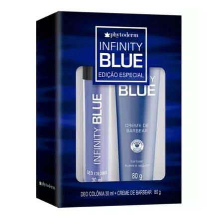 Imagem de Kit Deo Colônia 30Ml + Creme Barbear 80G Phytoderm Infinity