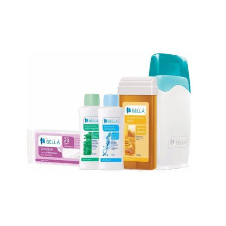 Imagem de Kit Depilação Roll-on Bivolt Depil Bellla + 10 Cera Refil