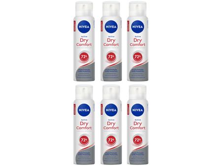 Imagem de Kit Desodorante Nivea 6 Unidades Dry Comfort