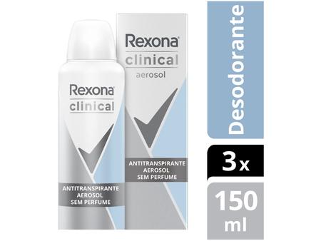 Imagem de Kit Desodorante Rexona Clinical Aerossol