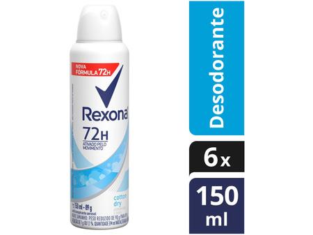 Desodorante Rexona Motion Sense Cotton Dry - Feminino 150ml - (Link de  venda abaixo) 