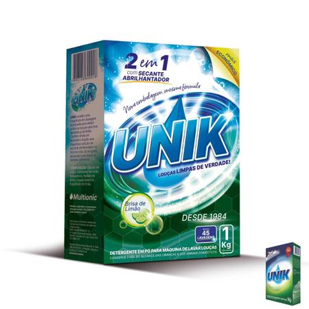 Imagem de Kit Detergente Para Máquina De Lavar Louças Unik 4kg