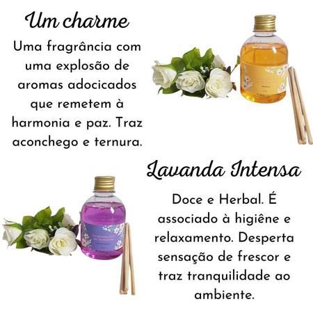 Imagem de Kit Difusor Bandeja Varetas Decoradas E Liquido Aromatizador-K225