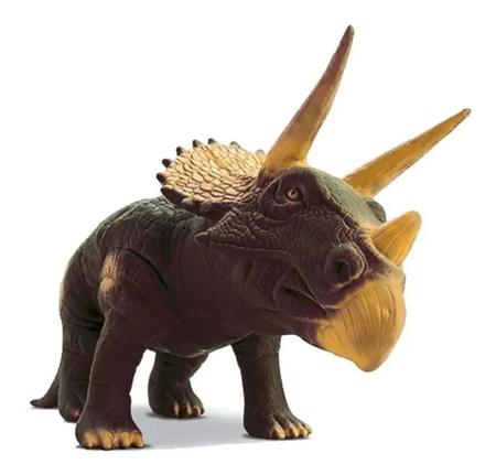 Imagem de Kit Dinossauro Brinquedo Pterodáctilo + Triceratops Dinopark