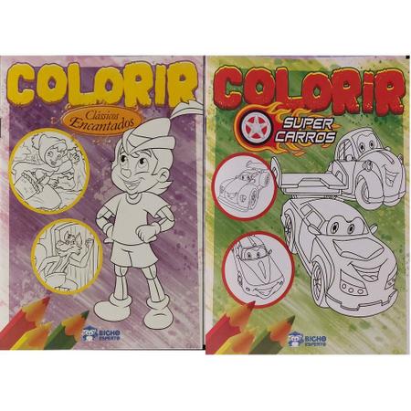 Livro De Desenhos Para Colorir Vários Temas Menino E Menina - INFINITY -  Kit de Colorir - Magazine Luiza