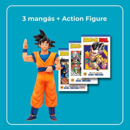 Kit Boneco Dragon Ball Z Action figure Goku, Cell, Goku Black