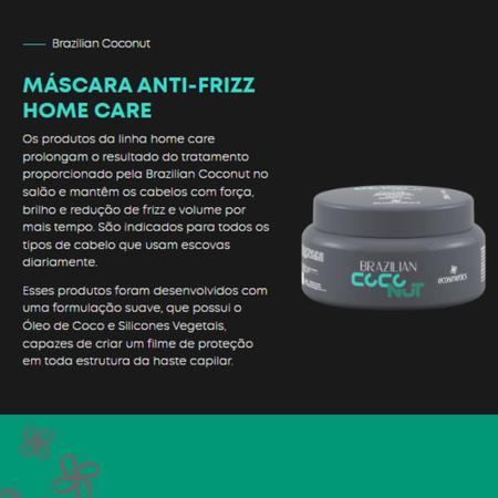 Imagem de Kit Ecosmetics Brazilian Coconut Máscara 250ml, DD Obrigatore 250ml